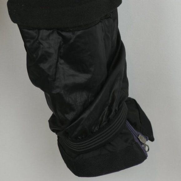 REI Girls Medium Purple Adjustable Fleece Lined Insulated Winter Snow Pants - Picture 12 of 14